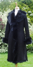 Knee Length Toscana Shearling Coats