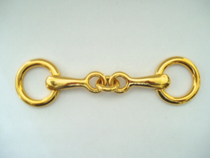 L1 Gold coloured bit link for belts
