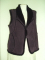 Mauve Short Wool Sheepskin Gilet 