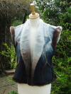 Shaded Sheepskin Gilet r