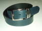 Petrol blue hand creased hide leather belt �18